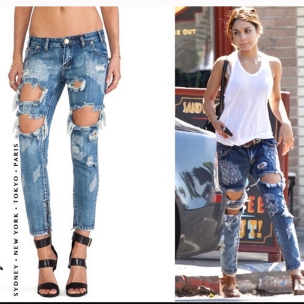 One Teaspoon Trashed Jeans - image 1